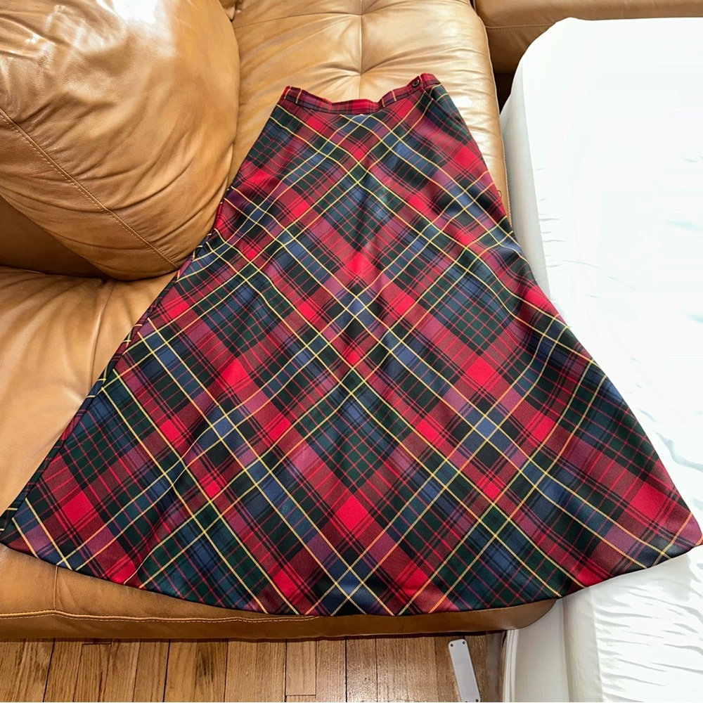 Lauren Ralph Lauren maxi skirt 100% wool size 4 high waist - Picture 4 of 11